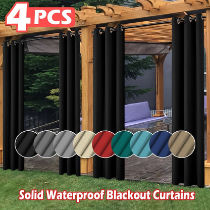 Outdoor Privacy Screen shown in the Black, 54"W x 95"L* 4 Panels option