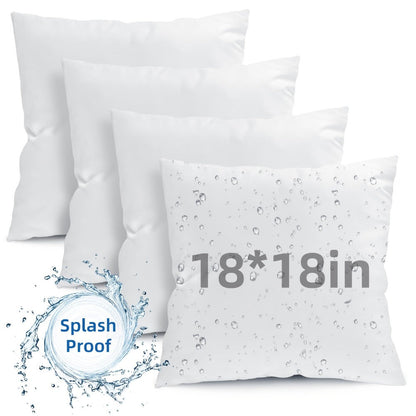 4-Pack Throw Pillows with Waterproof Protection for Living Room detail image - detail view 9