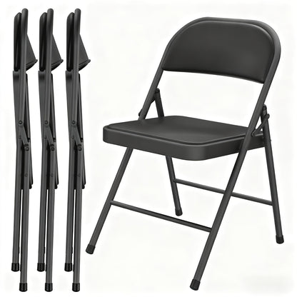 Folding Chair shown in the Black option