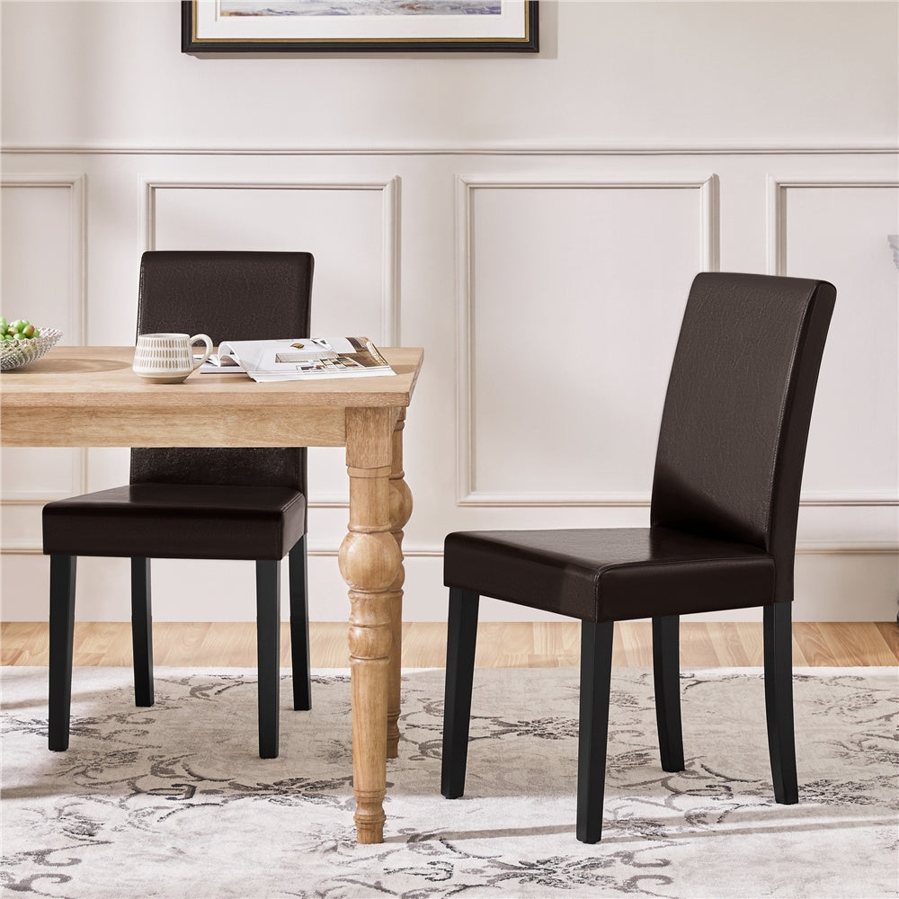 4-Piece Set Upholstered Dining Chair for Kitchen and Home Office detail image - detail view 6