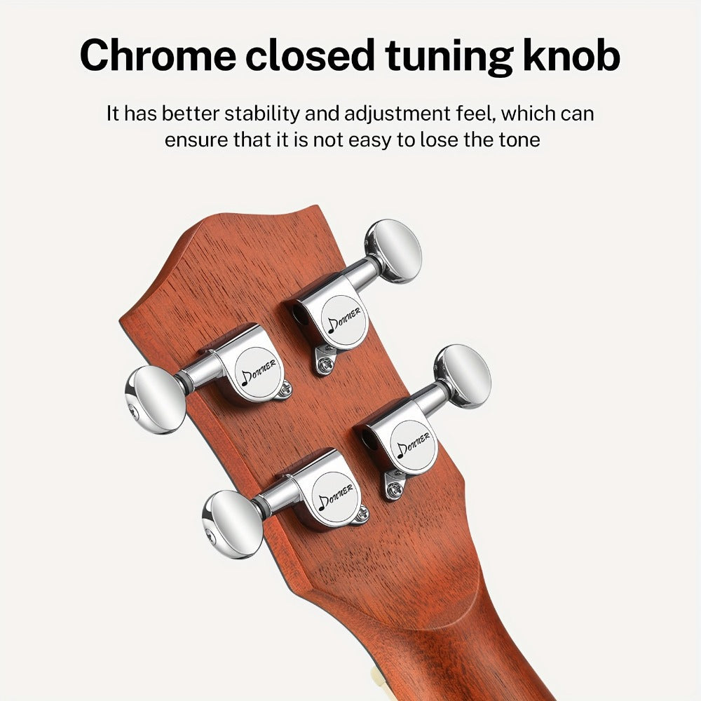 4-String Banjo Ukulele, 23-Inch Beginner Kit with Gig Bag and Picks detail image - detail view 7