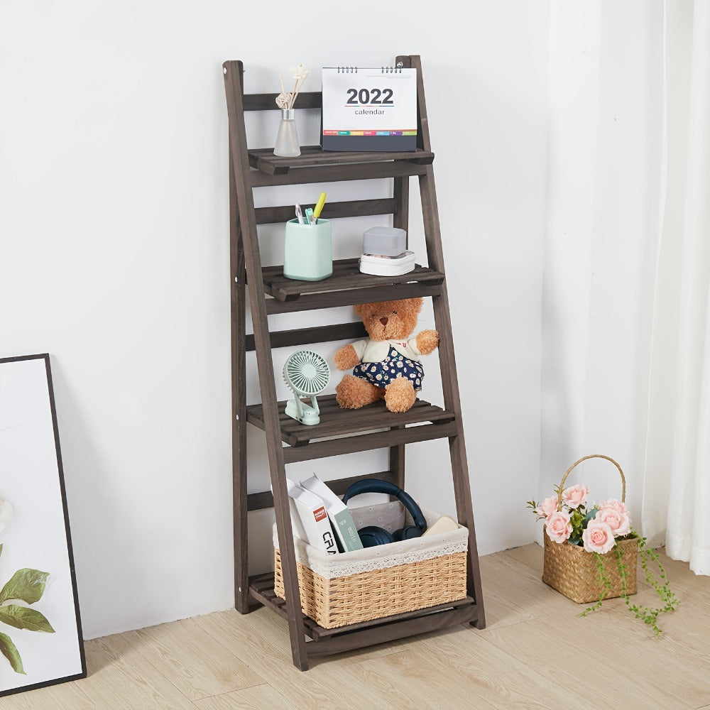 4-Tier Foldable Plant Stand for Practical Everyday Home Use in Living Room detail image - detail view 7