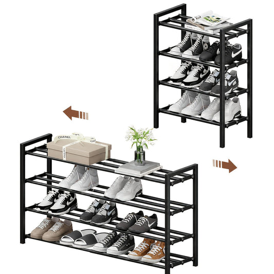 Shoe Rack shown in the 4 Tiers option