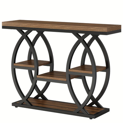 Console Table shown in the Brown option