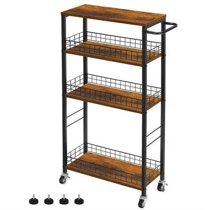 Storage Cart shown in the Brown option