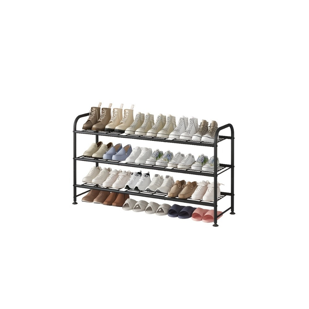 4-Tier Wide Shoe Rack with Large-Capacity Storage and Tool-Free Assembly detail image - detail view 15