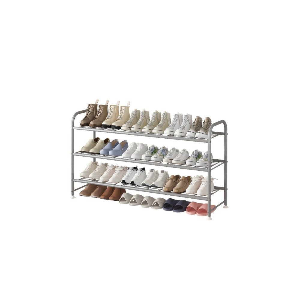 4-Tier Wide Shoe Rack with Large-Capacity Storage and Tool-Free Assembly detail image - detail view 16