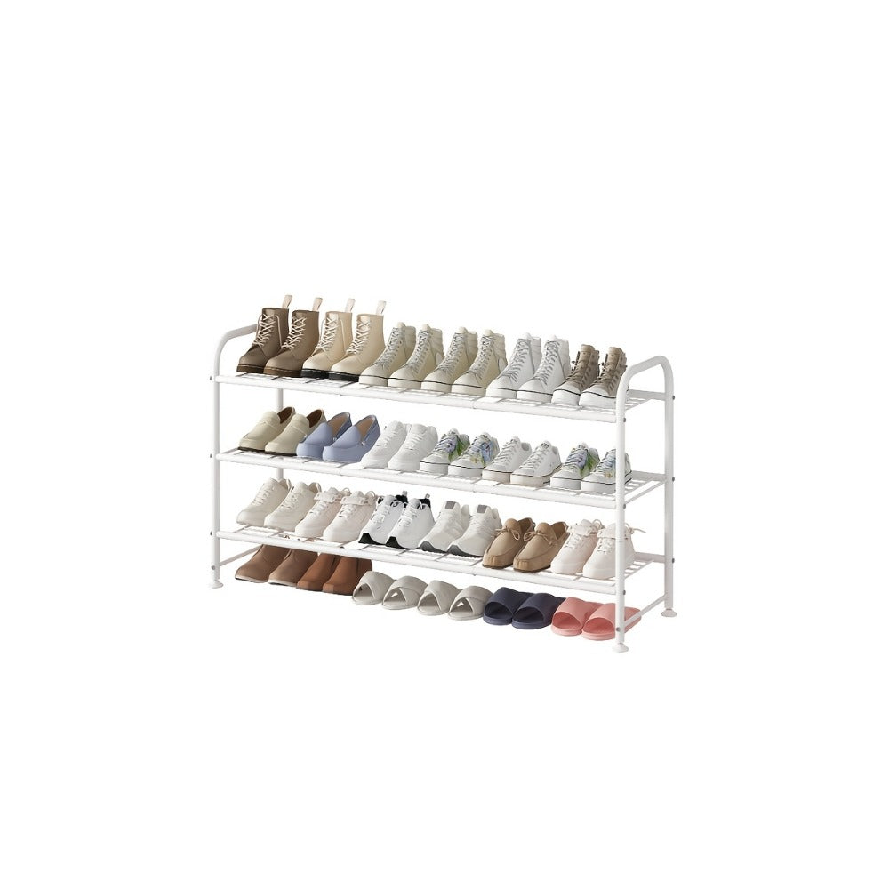 4-Tier Wide Shoe Rack with Large-Capacity Storage and Tool-Free Assembly detail image - detail view 3