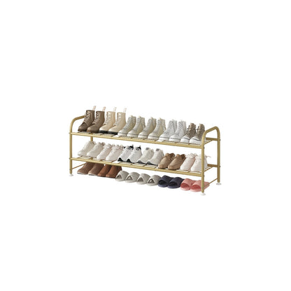 Shoe Rack shown in the Golden, 2 Tiers option