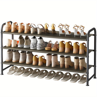 4-Tier Wide Shoe Rack with Stackable Design and Large-Capacity Storage for Entryway detail image - detail view 7