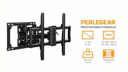 40-86 Inch TV Wall Mount with Full-Motion Adjustment and Tilt and Swivel detail image - detail view 11