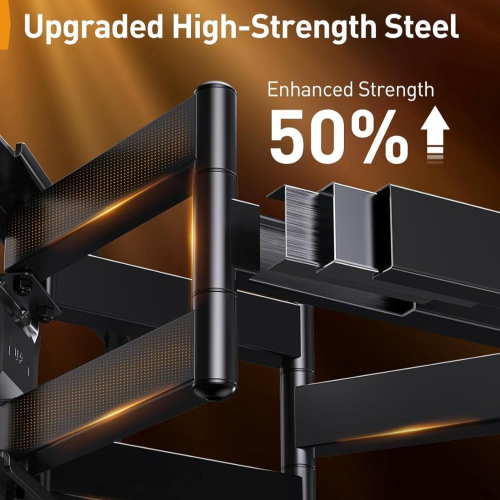 40-86 Inch TV Wall Mount with Full-Motion Adjustment and Tilt and Swivel detail image - detail view 4