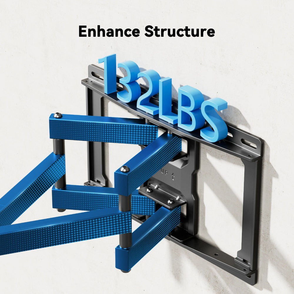 40-86 Inch TV Wall Mount with Full-Motion Adjustment and Tilt and Swivel detail image - detail view 9