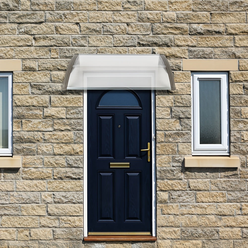 40-Inch Polycarbonate Door And Window Awning for Patio and Entryway detail image - detail view 6