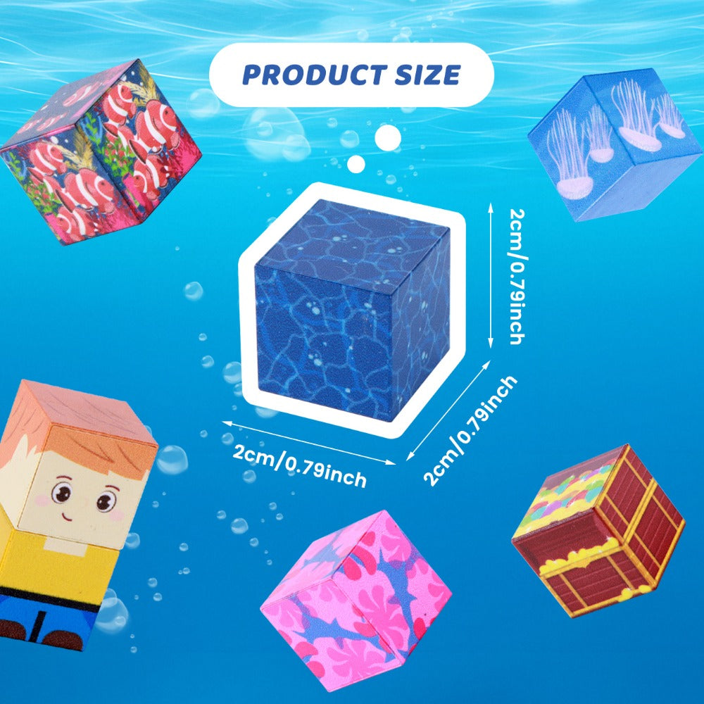 Ocean Adventure Magnetic Building Blocks 54/100pcs with the Listed Color, Size or Set Options for Everyday Use