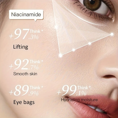 Caffeine Under Eye Patches 60pcs Depuffing Dark Circle Reducer with Hyaluronic Acid Collagen Glycerin Deep Hydrating Moisturizing Eye Mask