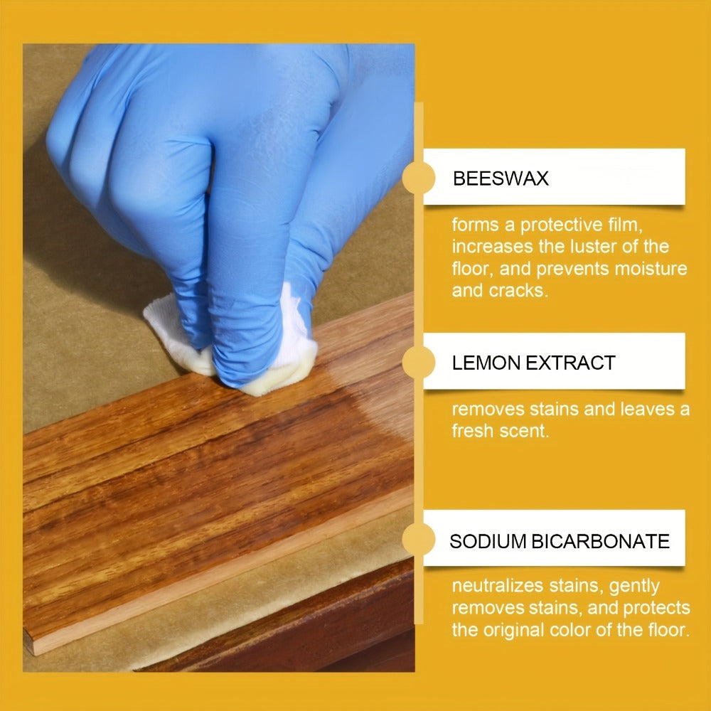 Wood Floor Beeswax Care Spray 4oz Hardwood Floor Cleaner Polish Scratch 3-in-1 Aromatherapy for Everyday Face, Beard and Body Grooming