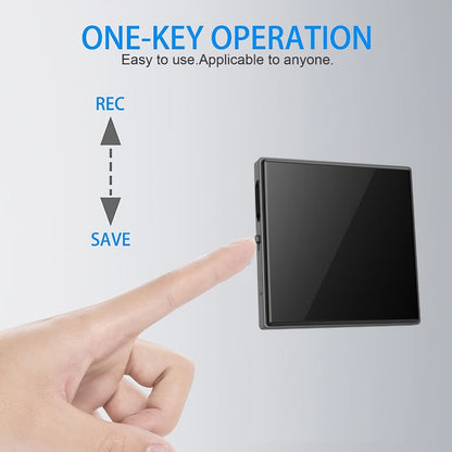 Voice Activated Recorder with AI Noise Reduction, 3072Kbps HD Audio Quality, 64GB Storage Up to 4000 Hours