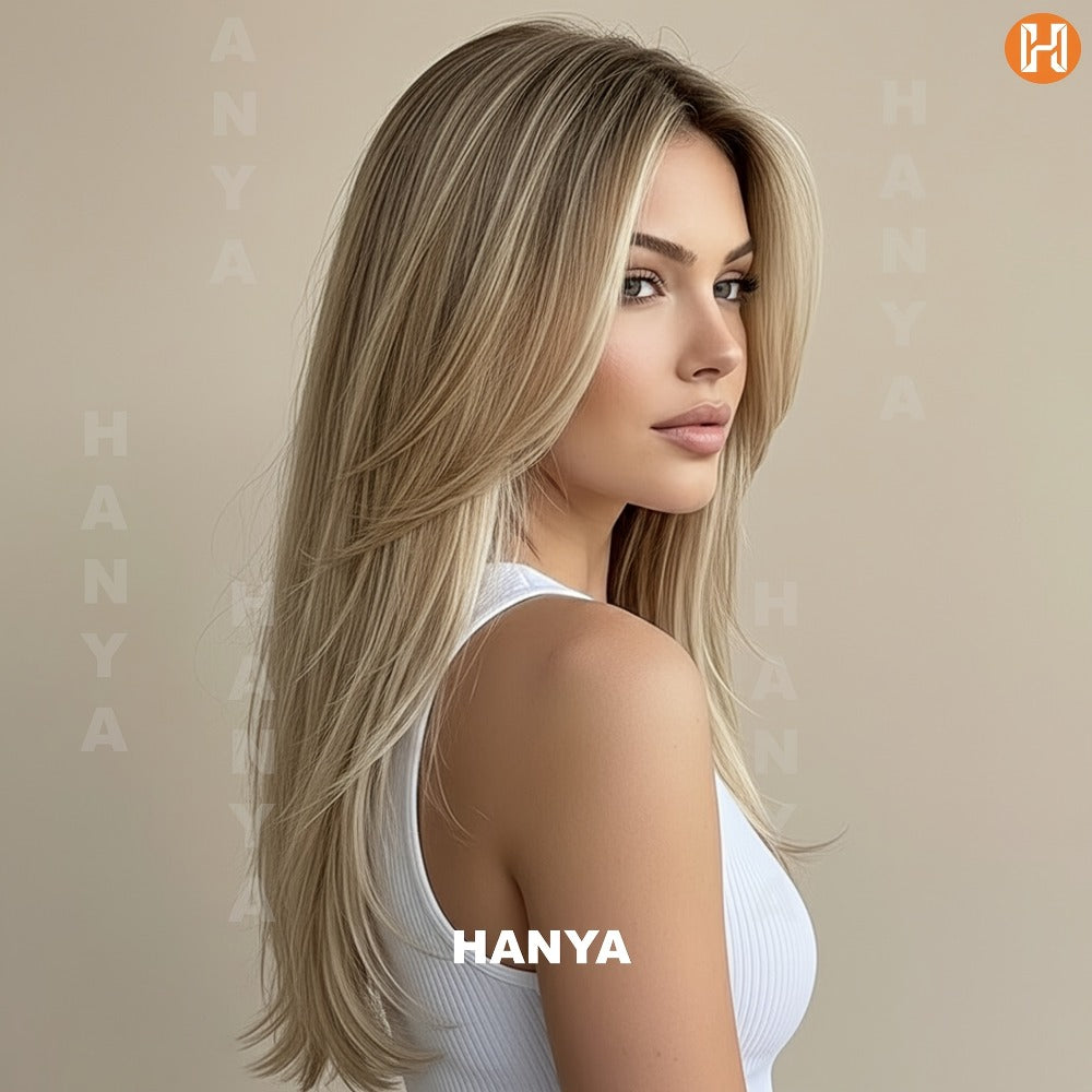 Synthetic Wig Long Style, Six Color Choices with 24-Inch Length for Parties with Model-Specific Color, Length and Cap Options
