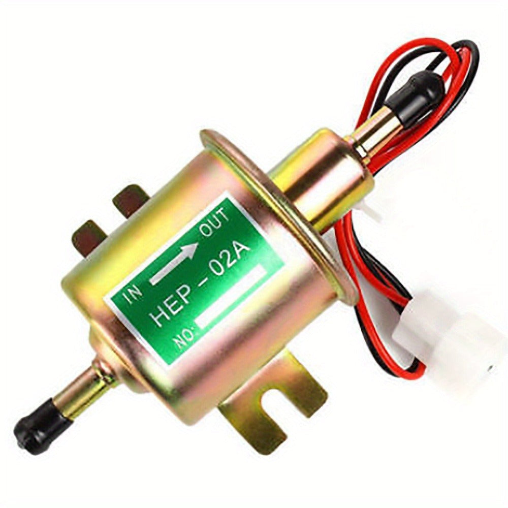 Universal Electric Fuel Pump Kit for 12V Cars Trucks Boats Carburetor Lawn Mower HEP-02A