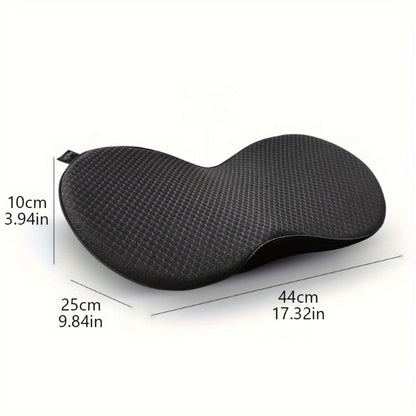 Car Lumbar Support Pillow Memory Foam – Driver Back Support Cushion for Car Seat, All-Season Multifunctional Lumbar Cushion for Lower Back