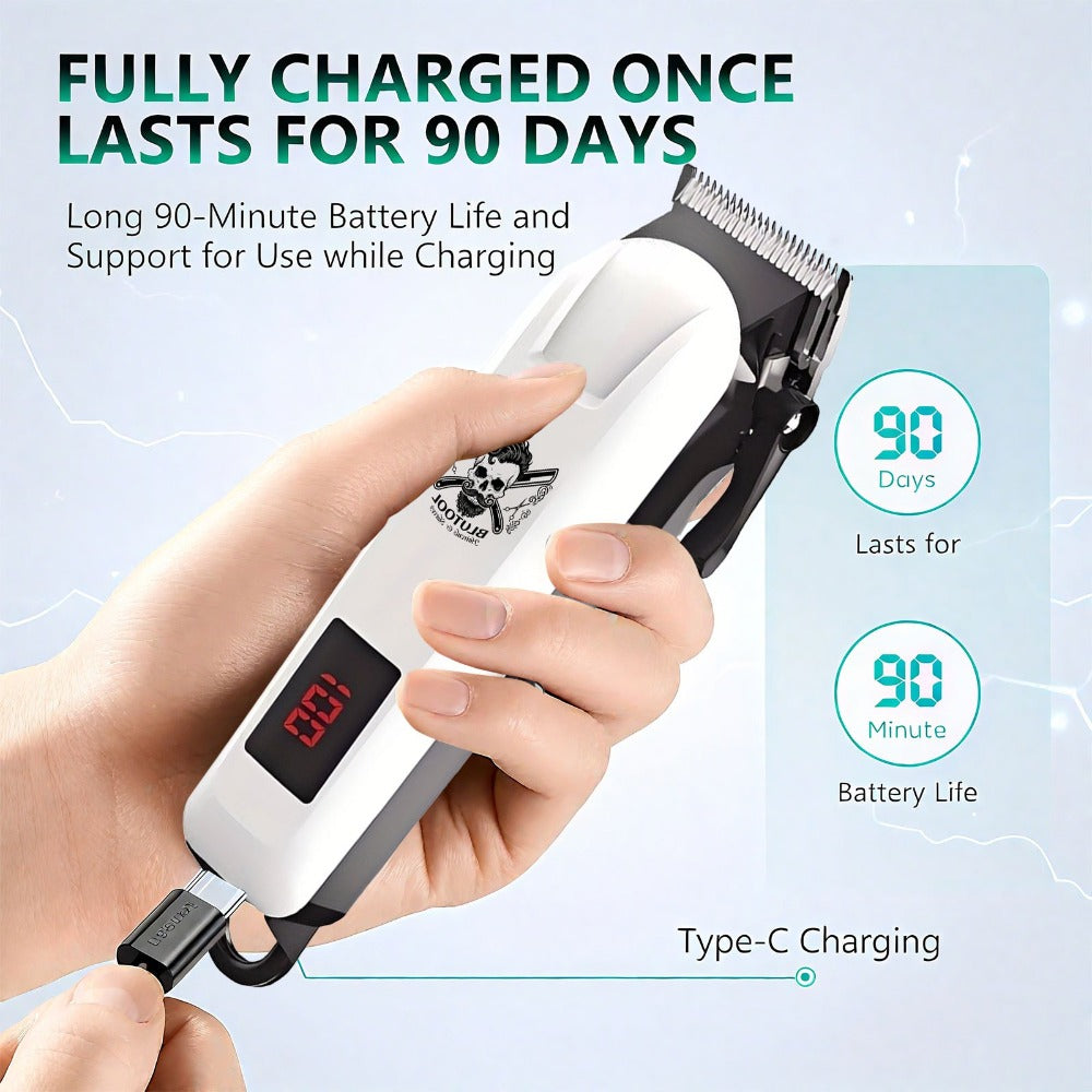 Electric Grooming Kit Hair Clipper & Razor Set USB Rechargeable with Digital Screen - 2 & 3 Piece Sets for Home Use & Salons