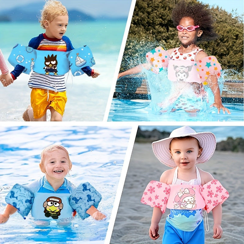 Kids Swim Vest Floating Jacket – Adjustable Straps, Lightweight, Cute Cartoon Pattern for Boys Girls Beginners