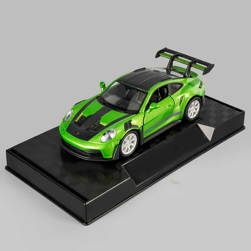 Porsche 911 Die-Cast Collectible Model for Adults, High-Detail Zinc Alloy Display Car for Home Decor Exhibitions