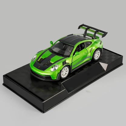Porsche 911 Die-Cast Collectible Model for Adults, High-Detail Zinc Alloy Display Car for Home Decor Exhibitions