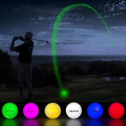 LED Golf Balls Glow in the Dark, Ultra-Bright 3-LED Night Golf Balls with 8-Min Reset Timer & Mesh Bag