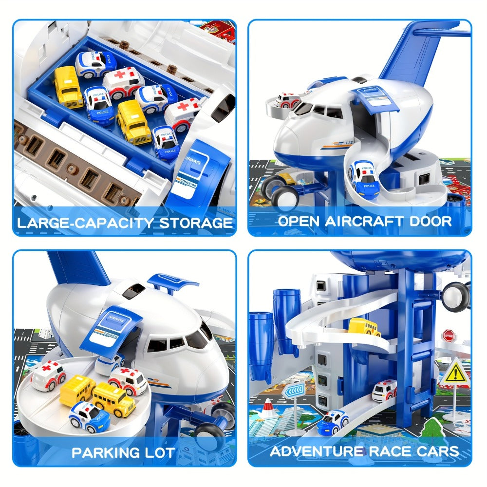Kids Airplane Toy with LED Lights & Music with the Listed Color, Size or Set Options for Everyday Use