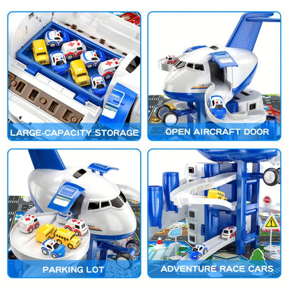 Kids Airplane Toy with LED Lights & Music with the Listed Color, Size or Set Options for Everyday Use