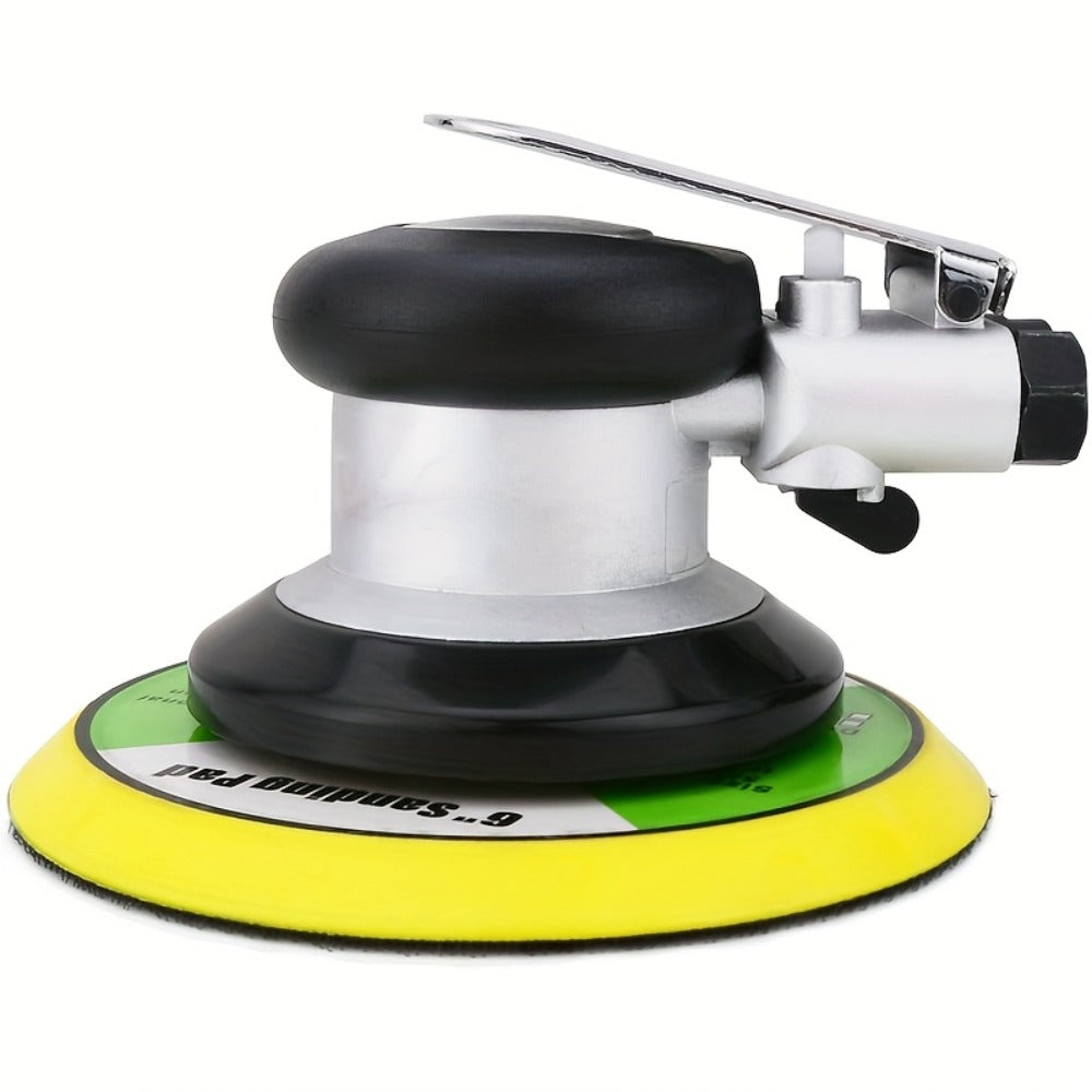 Pneumatic Random Orbit Sander 5-Inch & 6-Inch 12000RPM Dual Action Air Palm Sander for Car Paint Care Rust Removal Polishing Waxing