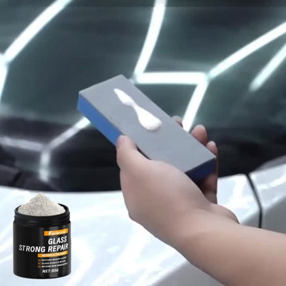 Glass Polishing Powder – Nano Windshield Scratch Repair & Clarity Restoration, Safe for All Glass Types, Car Windshield Detailing