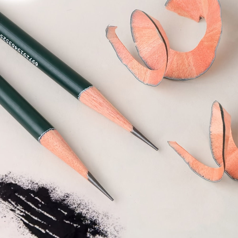 Sketching Pencil Set 27 Piece with Charcoal Pencils Charcoal Sticks Erasers Drawing Supplies for Artists Beginners Students Sketching Quick