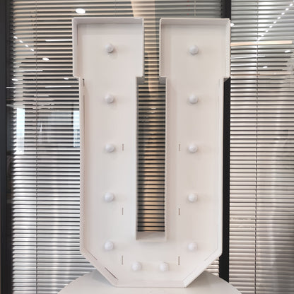 LED Letter Lights 4FT Tall Marquee Letter Lights A-Z Alphabet Light Up Letters with Cool White LED for Wedding
