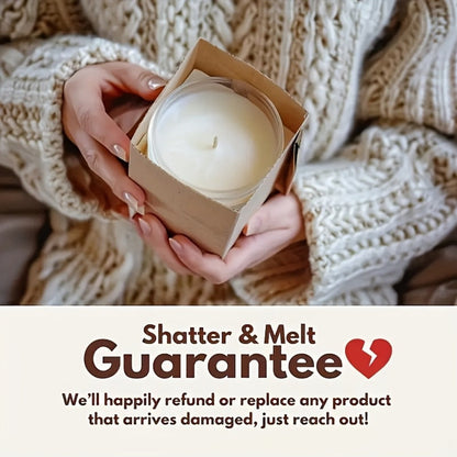 Oud Sandalwood Scented Candle, Soy Wax Jar Candle with Glitter, 12+ Hour Burn, Relaxing Aromatherapy Gift for Valentine's Day