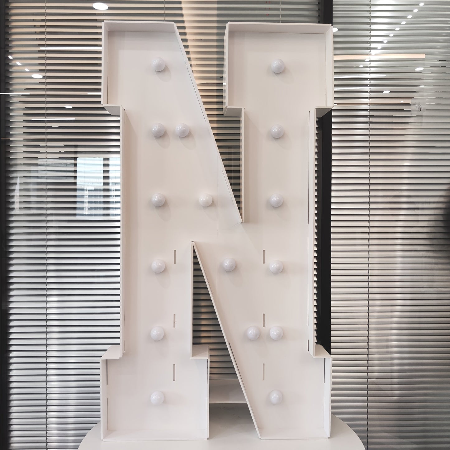 LED Letter Lights 4FT Tall Marquee Letter Lights A-Z Alphabet Light Up Letters with Cool White LED for Wedding