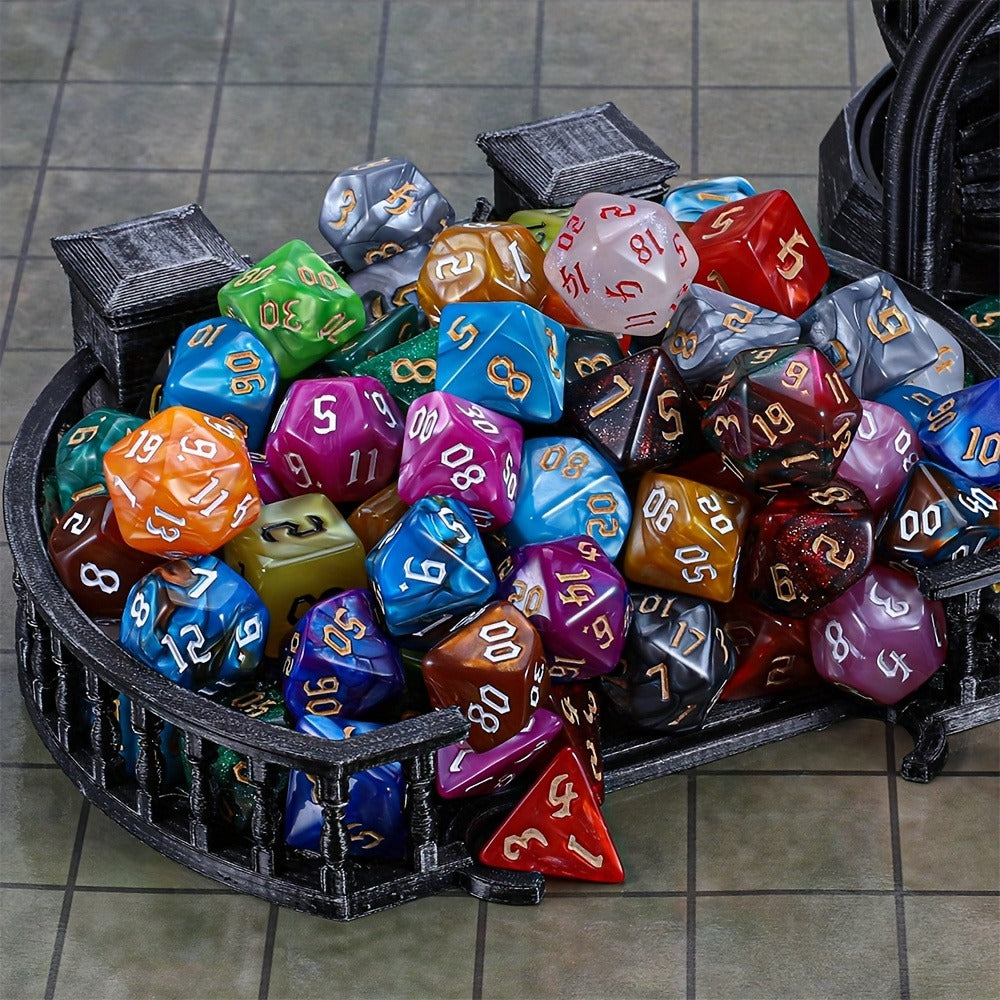 DND Dice Set 182pcs 26 Colors with the Listed Color, Size or Set Options for Everyday Use, with Listed Configuration
