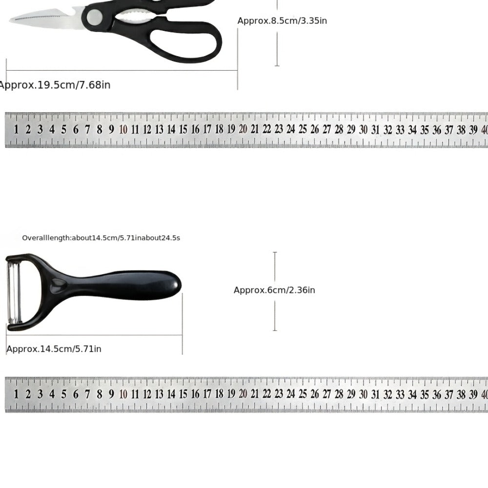 Kitchen Knife Set 6-Piece Professional Chef's Knife Set, High Carbon Stainless Steel Ultra-Sharp Blades