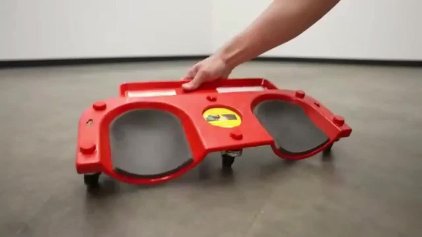 Rolling Knee Pad with Wheels & Built-In Tool Tray – Cushioned Kneeling Platform for Mechanics, Carpenters & Flooring Work