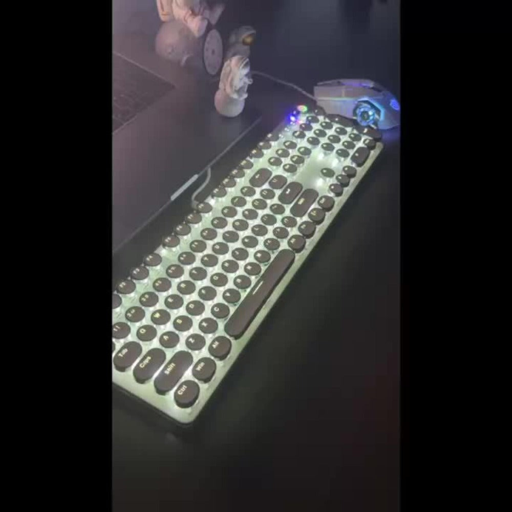 Hot-Swappable Mechanical Keyboard and Mouse Combo 34 Lighting Effects True Mechanical Blue for an Everyday Personal Care Routine