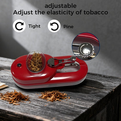 Electric Cigarette Rolling Machine Injector 2-in-1 Grind & Fill - 8mm & 6.5mm Interchangeable Tubes
