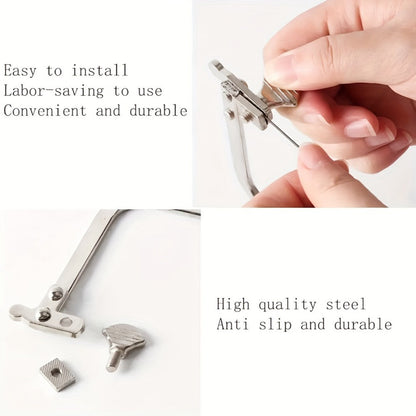 Hand Saw Kit with 12 Blades, Adjustable Jewelry Making Saw Frame, Multi-Function Manual Cutting Tool for Wood