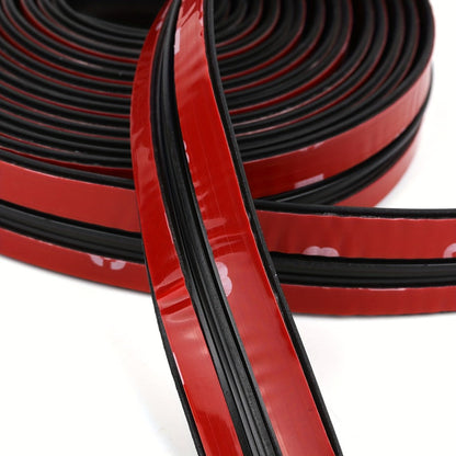 Car Rubber Seal Strip T-Shape Weatherstrip – Windshield Sunroof Door Edge Weather Stripping Trim, Universal Auto Weatherproofing Seal (3PCS