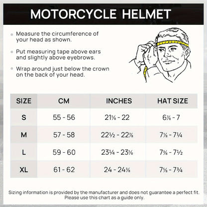 Motorcycle Helmet Full-Face Design in Three Shell Colors, S-XL Sizes, Washable Liner and Multi-Vent Layout