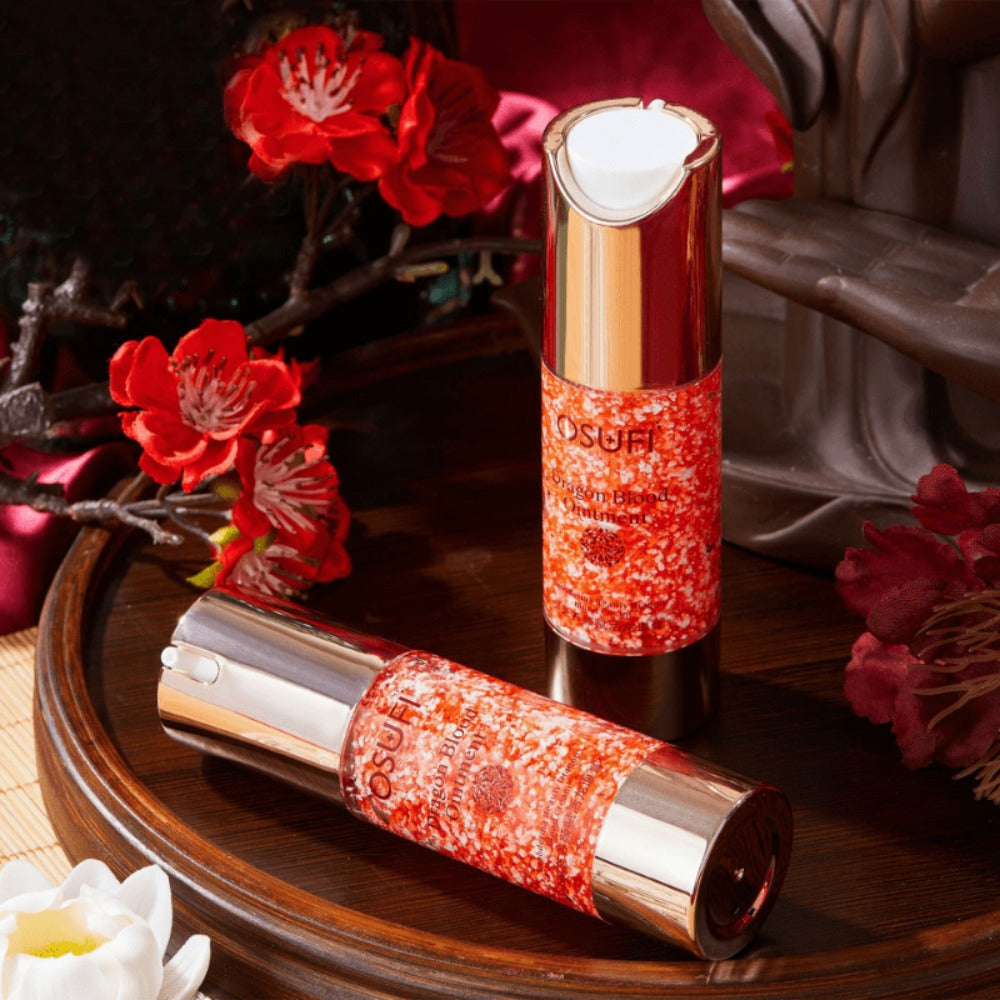 Face Cream Dragon Blood Placenta Formula with Vitamin C, Glycerin and 2-Pack or 4-Pack Options