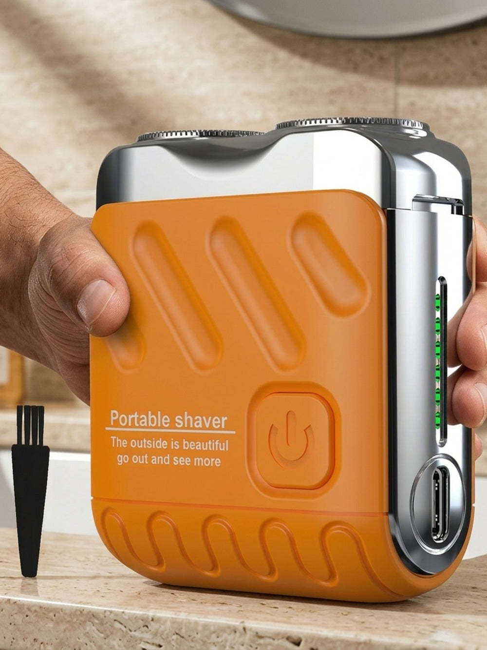 Electric Shaver Mini Dual Floating Blade with USB Charging and Select Waterproof or Digital Display Options