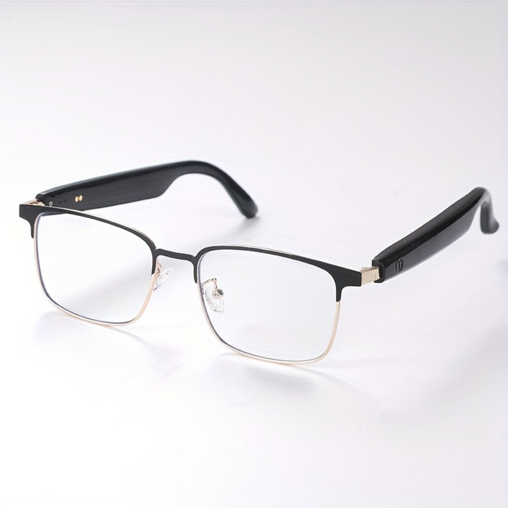 Smart Glasses Photochromic Audio Eyewear with Open-Ear Speaker, Microphone and Metal or Plastic Frames