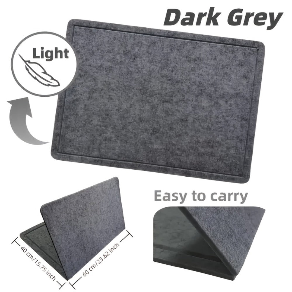 Gray Puzzle Board Collection with 1000- or 1500-Piece Sizes, Drawer and No-Drawer Options in Five Models